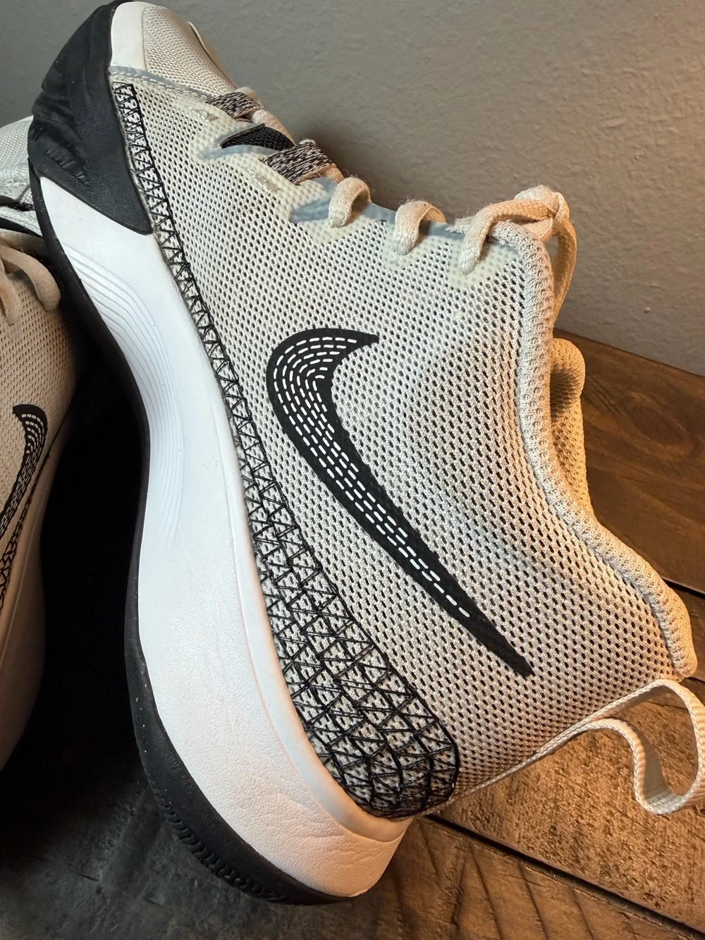 Kids Nike Kyrie Flytrap 6 GS 'White Black'.